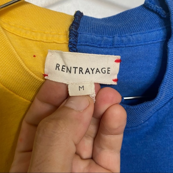 Rentrayage Two Tone T Shirt (sz M) - Picture 4 of 8